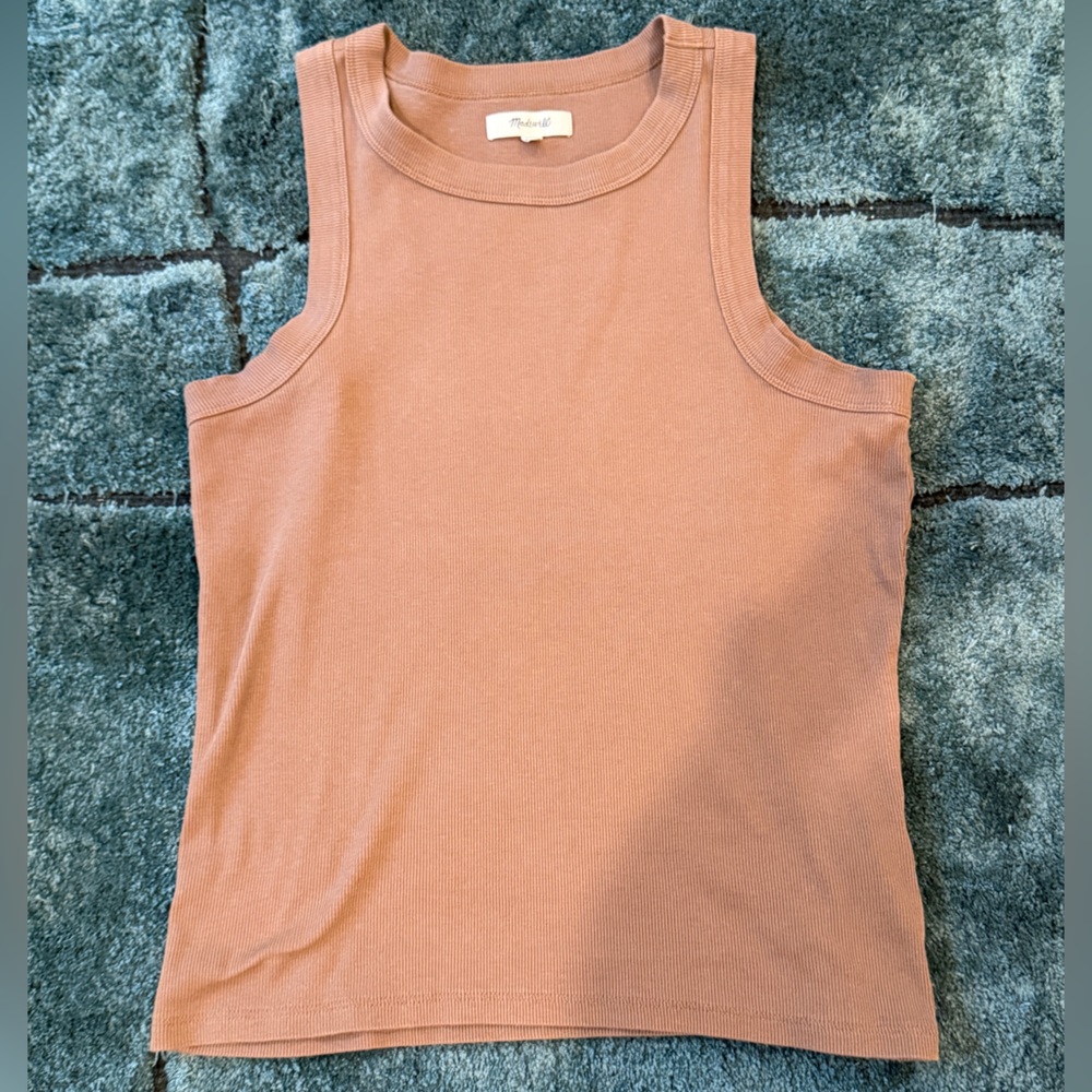 Madewell Brown Sleeveless Tank Top